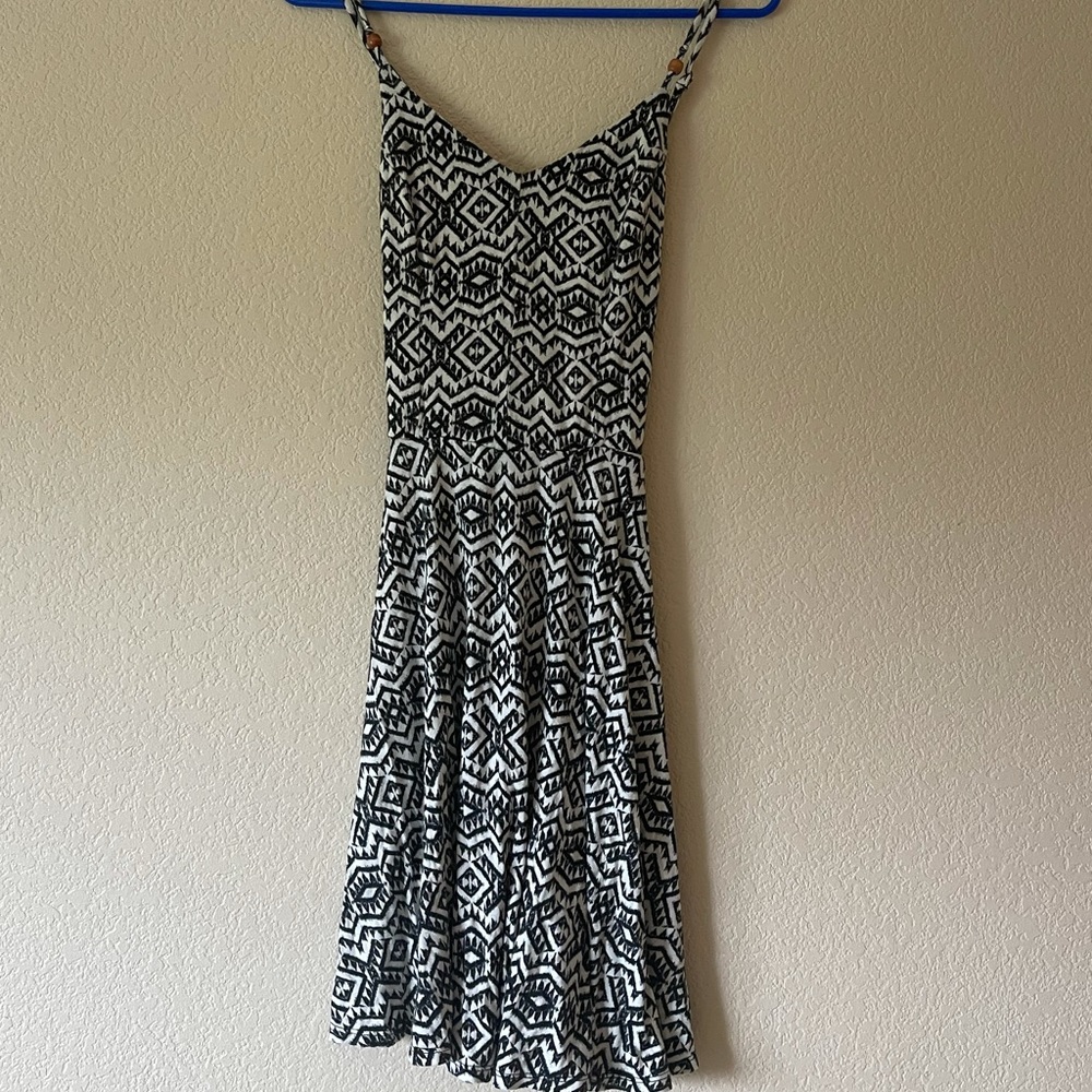 Criss cross back dress